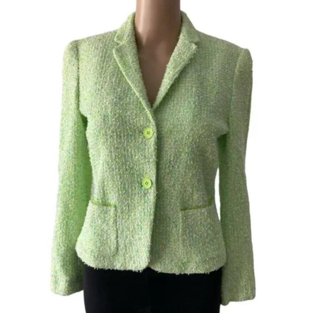 Elie Tahari - Speckled Tweed Blazer - Size 4